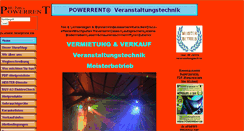 Desktop Screenshot of powerrent.de